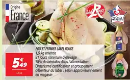 Netto Poulet fermier label rouge offre