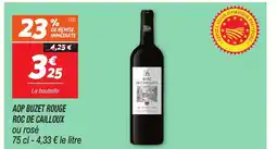 Netto Aop buzet rouge roc de cailloux offre