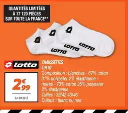 Netto Chaussettes lotto offre