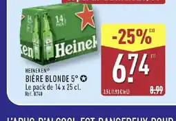 ALDI HEINEKEN Bière blonde 5° offre