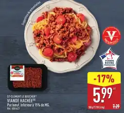 ALDI ST-CLÉMENT LE BOUCHER Viande hachée offre