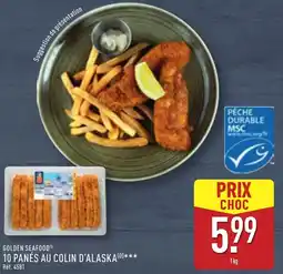 ALDI GOLDEN SEAFOODⓇ 10 panés au colin d'alaska offre