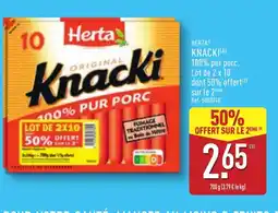 ALDI HERTA Knacki offre