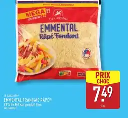 ALDI LE CAVALIER Emmental français râpé offre