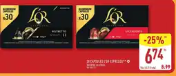 ALDI 30 capsules l'or espresso offre