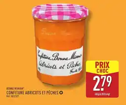 ALDI BONNE MAMAN Confiture abricots et pêches offre