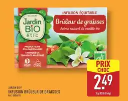 ALDI JARDIN BIO Infusion brûleur de graisses offre