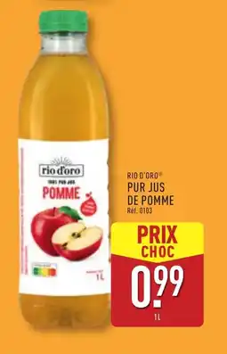 ALDI RIO D'ORO Pur jus de pomme offre
