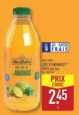 ALDI RIO D'ORO Jus d'ananas offre