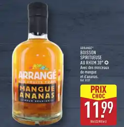 ALDI ARRANGE Boisson spiritueuse au rhum 30° offre