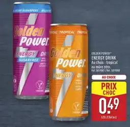 ALDI GOLDEN POWER Energy drink offre