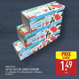 ALDI EMBAL'FROID Lot de sacs de congélation offre