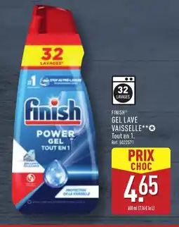 ALDI FINISH Gel lave vaisselle offre