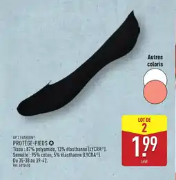 ALDI UP 2 FASHION Protège-pieds offre