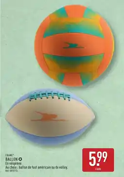 ALDI CRANE Ballon offre