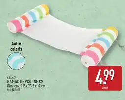 ALDI CRANE Hamac de piscine offre