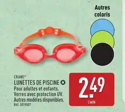 ALDI CRANE Lunettes de piscine offre