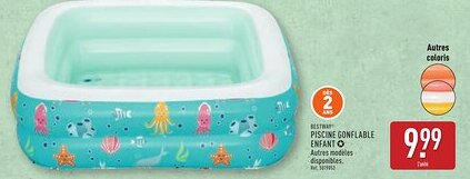 ALDI BESTWAY Piscine gonflable enfant offre