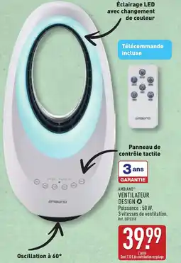 ALDI AMBIANO Ventilateur design offre