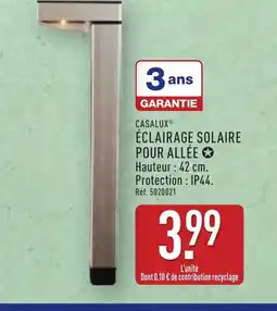 ALDI CASALUX Éclairage solaire pour allée offre