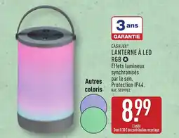 ALDI CASALUX Lanterne à led rgb offre