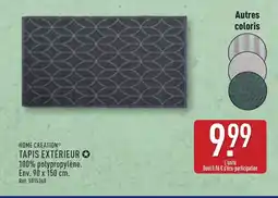 ALDI HOME CREATION Tapis exterieur offre