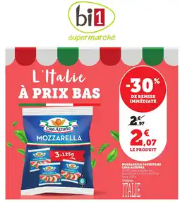 Bi1 CASA AZZURRA Mozzarella pasteurise offre