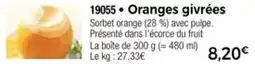 Oranges givrées