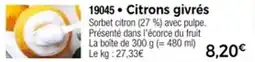 Thiriet Citrons givrés offre