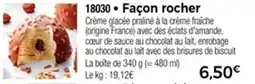 Thiriet Facon rocher offre