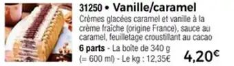 Thiriet Vanille caramel offre