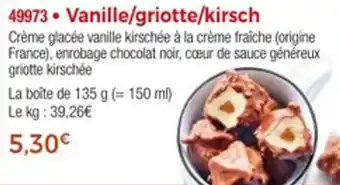 Thiriet Vanille griotte kirsch offre