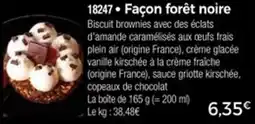 Thiriet Façon forêt noire offre