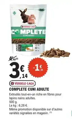 E.Leclerc Jardi VERSELE-LAGA Complete cuni adulte offre