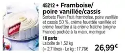 Thiriet Framboise poire vanillée cassis offre