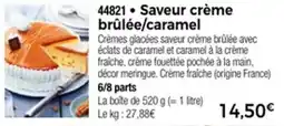Thiriet Saveur crème brûlée caramel offre