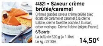 Thiriet Saveur crème brûlée caramel offre