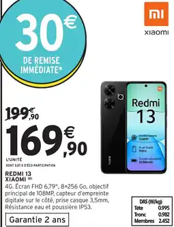 Intermarché Hyper XIAOMI Redmi 13 offre