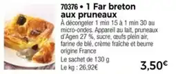 Thiriet 1 far breton aux pruneaux offre