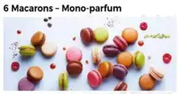 Thiriet 6 macarons mono parfum offre