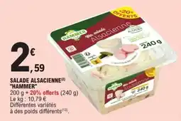 E.Leclerc Express "HAMMER" Salade alsacienne offre