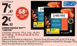 E.Leclerc Express "LABEYRIE" Saumon norvège msc offre