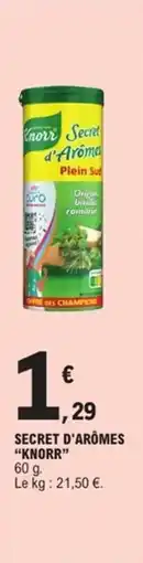 E.Leclerc Express "KNORR" Secret d'arômes offre