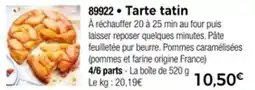Thiriet Tarte tatin offre