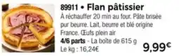 Thiriet Flan pâtissier offre