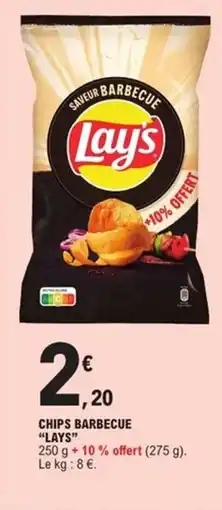 E.Leclerc Express "LAYS" Chips barbecue offre