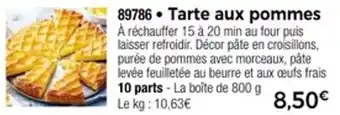 Thiriet Tarte aux pommes offre