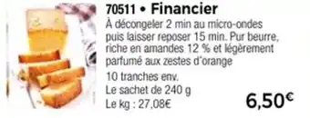 Thiriet Financier offre