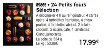 Thiriet 24 petits fours sélection offre