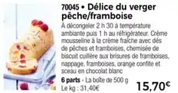 Thiriet Délice du verger pêche framboise offre